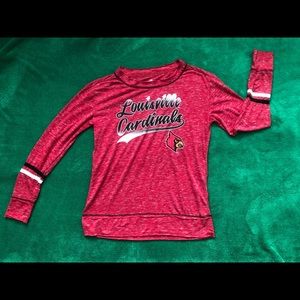 LOUISVILLE CARDINALS COLOSSEUM WOMENS SMALL SHIRT